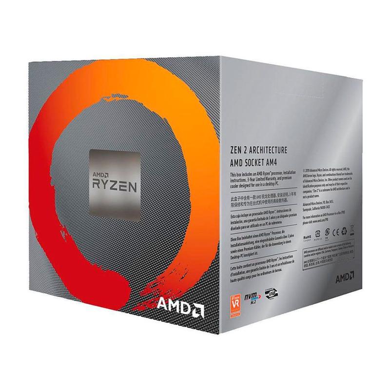 Processador AMD Ryzen 7 3700X 3.6GHz (4.4GHz Max Turbo) DDR4 AM4